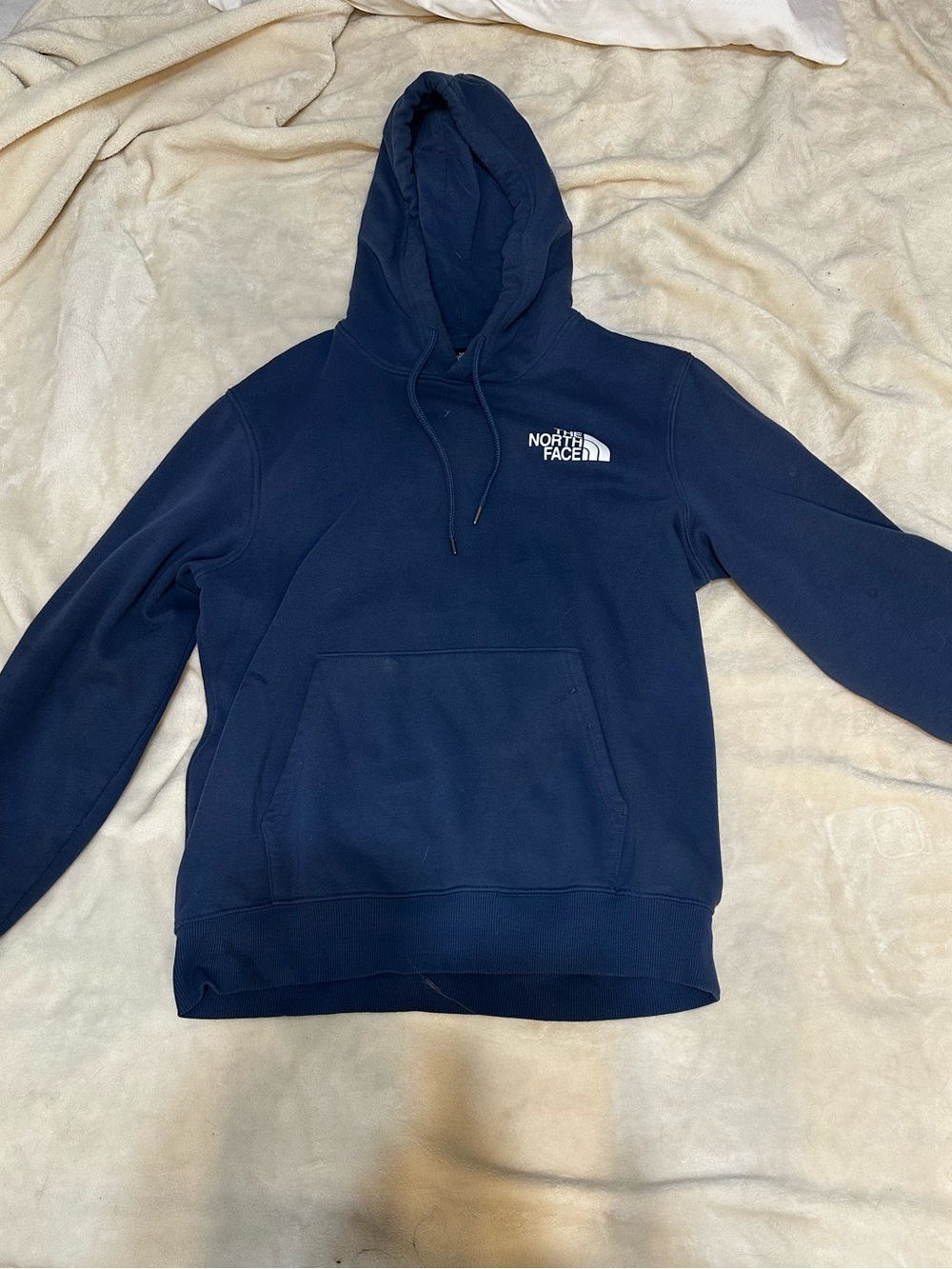 Mens North Face Sweatshirt Navy Medium
